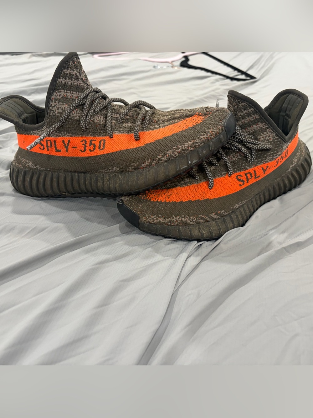 adidas Yeezy Boost 350 V2 Black with Orange Stripe